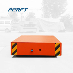 Carro de Transferencia Eléctrico sin Rieles, Carro Plano con Ruedas de Goma Direccionables para Transporte de Bobinas/Moldes de Acero 360 °   Rotación y Personalización - Product Image 3