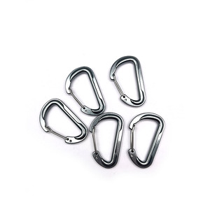 Clips <span class=keywords><strong>en</strong></span> forma de <span class=keywords><strong>D</strong></span> con gancho de seguridad giratorio para actividades al aire libre Mosquetón de bloqueo de aluminio mosquetones de escalada de 5kn - Product Image 4