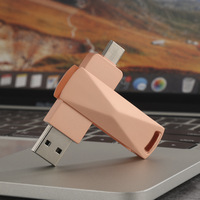 Clé USB personnalisée avec logo, clé USB 3.0, clé USB 128 Go, 256 Go, 512 Go, 1 To, SSD, disque U, boîtier métallique, mémoire, clé USB à mémoire flash