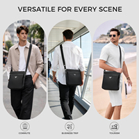 Sac bandoulière homme en gros, sac à bandoulière croisé, sac de voyage professionnel en nylon résistant à l'eau pour tablette 9,7 pouces, personnalisable OEM
