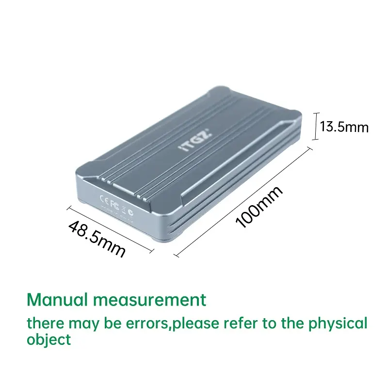 ITGZ ASM2464 USB4.0 caja de disco duro m2NVMe protocolo único Lightning 4 teléfono móvil computadora 40Gbps caja externa