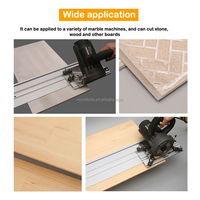 Rails de Guidage en Aluminium Type 19 1,4/2,8 M avec Base de 4/5 Pouces, Kit de Scie Circulaire sur Rail Universel pour Découpe de Machines à Marbre