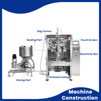 Machine d'emballage automatique VFFS pour liquides, 1000ml/1kg sachet oreiller, huile, ketchup, sauce, miel, jus, remplissage