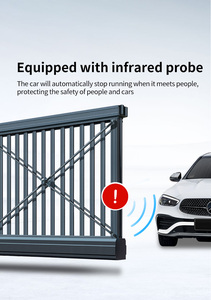 Nhà Máy Giá cổng thiết kế cantilever cổng nhôm đường lái xe an ninh cửa trượt cổng trượt boong cổng điện trượt cổng - Product Image 5