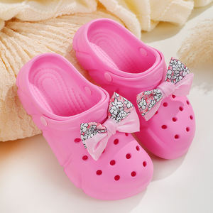 Yaz çocuklar plaj sandaletleri erkek kız katır sevimli karikatür bebek terlik düz bahçe ayakkabısı baskılı özelliği ile - Product Image 3