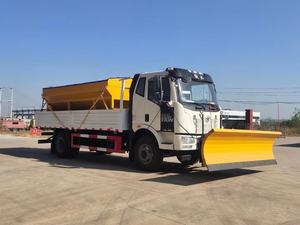 Vendita calda <span class=keywords><strong>usato</strong></span> FAW SHACMAN 4*2 efficiente <span class=keywords><strong>camion</strong></span> di rimozione della neve 3.3m <span class=keywords><strong>spazzaneve</strong></span> montato 8cbm Sale spargisale componenti di base del motore - Product Image 2