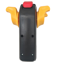 Poignée de commande pour chariot élévateur avec boutons de descente et de klaxon, double déclencheur jaune avant/arrière, interrupteur d'arrêt d'urgence