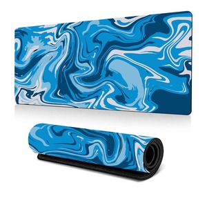 Alfombrilla de Escritorio Grande con Diseño Abstracto de Ondas, Transferencia Térmica, Diseño de Arte Fluido, Impermeable, Alfombrilla para Ratón de Mesa Completa - Product Image 6