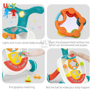 Trotteur en plastique multifonction ULY Offre Spéciale avec fonction musicale pour tout-petits, apprentissage de la marche, voiture, poussette pliante - Product Image 5