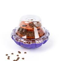 Nouveau jouet distributeur de nourriture pour chiens et chats - Jouet éducatif, puzzle anti-stress, jouet pour animaux de compagnie en ABS