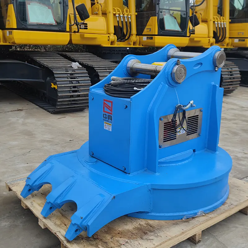 Excavator Hydraulic Lifting Magnet Hydraulic Excavator Attachment Electric Lifting Magnet For Scrap Recycling