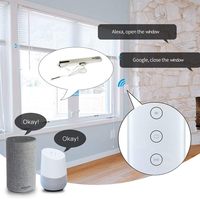 Motor Eléctrico Inteligente para Ventanas con Cadena, Abreventanas WiFi, Motor para Tragaluces y Toldos, Control por App para Hogar Inteligente
