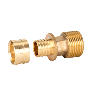 Conexiones Deslizantes HTL de Latón 16x1/2" 16x16 16x25x16 en Forma de T, Reductor y Codo para Tuberías PEX y PE-RT <span class=keywords><strong>HELERO</strong></span> HT 200-1601 - Product Image 3