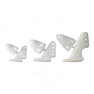 Modèles DIY pour aéronefs en bois de balsa et nylon gris clair, avec cornes à 3 et 4 trous - Product Image 1