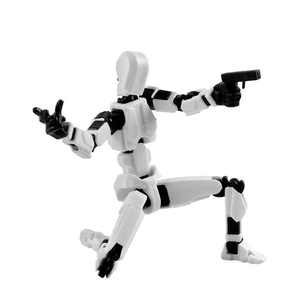 Luckykoo Hot Sell <b>Dummy</b> 13 Multi-Articular Action Figure 3D Printed Joint Movable Creative Decompression Doll Robot Toys - Product Image 1
