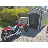Garage souple de tente gonflable de moto d'installation instantanée pour la couverture de pluie et de soleil
