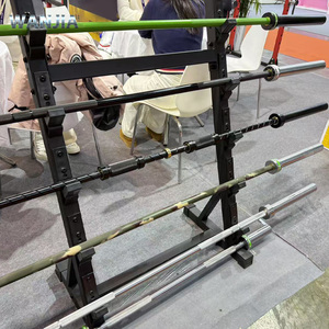 Nouvel arrivage de barre d'haltères de surface revêtue de céramique de musculation de gymnastique professionnelle 20KG - Product Image 2