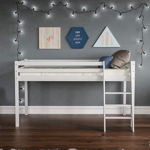 Cama Litera de Madera Maciza, Líneas Limpias, Acabado en Pino Natural, <span class=keywords><strong>para</strong></span> Habitación Infantil Moderna - Product Image 4