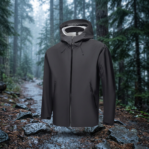 Chaqueta de Invierno para Hombre y Mujer, Tejida, de Color Sólido, con Cierre de Cremallera, Impermeable, Resistente al Viento, Talla Grande, para Actividades al Aire Libre - Product Image 3