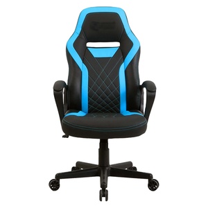 Chaise de jeu PC ergonomique noire et bleue, chaise de bureau gaming, chaise de bureau gamer, fauteuil de jeu, chaise de bureau gaming pour ordinateur - Product Image 1