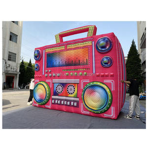 Modèle gonflable radio gonflable personnalisé pour le <span class=keywords><strong>90e</strong></span> thème nostalgique - Product Image 1