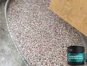 <span class=keywords><strong>Peinture</strong></span> à la résine à gros grains pour revêtement décoratif extérieur de sols en pierre lavée et murs extérieurs - Product Image 3
