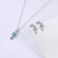 Boucles d'oreilles créoles de luxe en argent sterling 925 plaqué rhodium Opale - Design cœur et chiffres personnalisable, ensemble de bijoux cadeau pour femme et unisexe