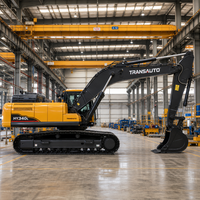 Excavator Crawler Tropis Pendingin 241kW 34T Pompa Mekanik Inline Mesin Penggali Hidrolik Berat untuk Pekerjaan Pemindahan Tanah