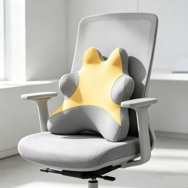 Back Lumbar Support Pillow 3-Second Pain Relief Premium Ergonomic Back Support for Office Chairs and Car Seats