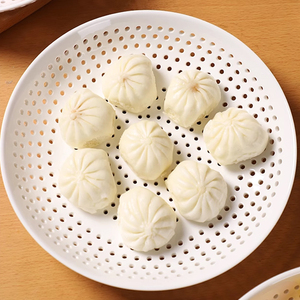 Plato Vaporizador <span class=keywords><strong>de</strong></span> Cerámica <span class=keywords><strong>de</strong></span> Grado Alimenticio Premium con Múltiples Orificios, Plato para Cocinar al Vapor Pescado, Versátil para Dumplings y Bollos, Utensilios <span class=keywords><strong>de</strong></span> Cocina - Product Image 1