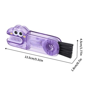 3 in 1 Cartoon Cup Cleaning Brush Rotating Bottle Lid Brush <b>Plastic</b> Cup <b>Cleaner</b> for Water Bottle Baby Bottle Cup - Product Image 6