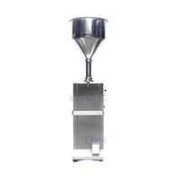 Machine de remplissage pneumatique à piston vertical automatique pour les bouteilles de miel, d'huile, de poudre, de crème, de pâte, de sauce, de savon liquide et de détergent