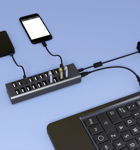 <span class=keywords><strong>20</strong></span> Cổng chuyển đổi USB 2.0 <span class=keywords><strong>HUB</strong></span> với Power Charger điện thoại di động máy tính PC máy tính xách tay <span class=keywords><strong>Hub</strong></span> trên hộp đen - Product Image 5