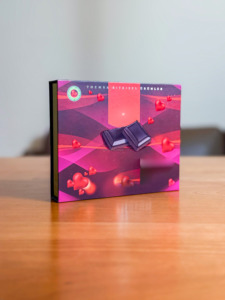 Boîtes cadeaux rigides en carton ondulé de luxe, best-sellers 2025, fermeture magnétique, revêtement UV, gaufrage pour chocolat Themra <span class=keywords><strong>Macun</strong></span> - Product Image 3