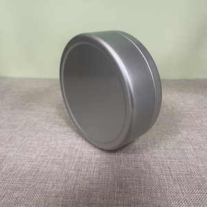 Caja Redonda Blanca de Hojalata, 2 Unidades, Latas de Metal para Alimentos, Pan, Pasteles, Dulces, Chocolate, Gelatina, Piruletas, Frutos Secos, Nueces, Bocadillos - Product Image 5