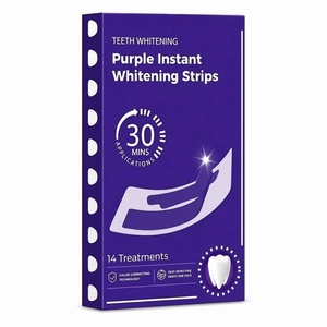 Tiras Blanqueadoras Dentales de Alta Gama PAP Plus, Fórmula para Dientes Sensibles, Adhesivos para el Cuidado Dental, Tiras Blanqueadoras para Dientes Sensibles - Product Image 1
