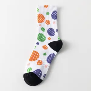 Wholesale Fashion Printed Socks 3D Printing Socks High Elastic Hip Hop Skateboard Socks
