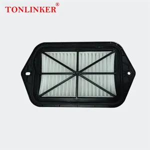 TONLINKER Filter udara 2 lubang, untuk Vw Beetle A5 Jetta6 Sharan Tiguan NF untuk Audi Q3 8U untuk SEAT Alhambra Filter udara eksternal mobil