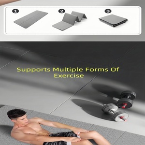 Tapete de Yoga Ecológico de Material TPE 2026, Grueso, Plegable, Antideslizante e Impermeable, para Ejercicio y Fitness, Ligero para Viajes - Product Image 1