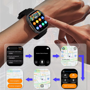 Reloj Inteligente con Pantalla AMOLED HD Cuadrada de 2.04 Pulgadas, Monitoreo de Salud, Frecuencia Cardíaca, Modo Multi-Deporte, Brújula, Función NFC, Resistente al Agua - Product Image 2