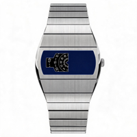 Montre 2026 Rétro-Futuriste à Affichage Rotatif, Verre Saphir, Bracelet Intégré en Acier Inoxydable, Personnalisation OEM