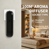 Diffuseur d'arômes intelligent pour prise murale 120 ml, contrôle WiFi via application, nébuliseur de parfum, machine à parfum avec minuterie programmable