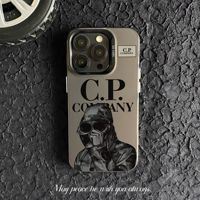 Coque de téléphone Black Hood Man CP Company Designer pour iPhone 17 16, coque IMD pour Apple 15 Promax 12/13 11 Xs Xr, protection anti-chute