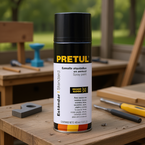 Pintura en Aerosol Pretul Estándar 400 ml, Revestimiento de Resina Acrílica para Muebles, Plástico, Metal, Madera, Pintura en Aerosol de Secado Rápido con Certificación MSDS - Product Image 2