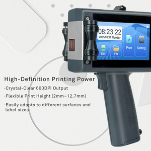 Industrial High Speed 600dpi 12.7mm TIJ Small Character Inkjet Printer for Box Carton Plastic <strong>Bottle</strong> <strong>Date</strong> <strong>Batch</strong> QR Code <strong>Coding</strong> - Product Image 2