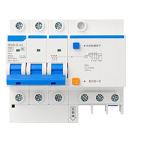 CHINT-Disyuntor de corriente grande en miniatura, disyuntor MCCB de corriente grande, 230V/400V, V, 3-4 polos, C/D, 63A-125A, 10KA, V, PA66