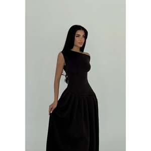Robe de bal chic noire de luxe grande taille XL pour femme, coupe trapèze droite avec fente, imprimé 3D, taille empire, longueur ras du sol, pour le bal de promo - Product Image 2