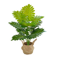 Simulation verdure printemps pluie feuilles artificielles simulation tropicale plante pot intérieur simulation arbre