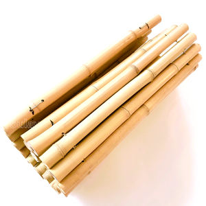 Vallas de Bambú Amarillo Natural de 40 cm, Decoración <span class=keywords><strong>para</strong></span> Jardines Pequeños, Vallas <span class=keywords><strong>para</strong></span> Bares, Hoteles, Patios, Valla de Bambú, Pared - Product Image 6