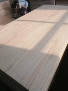 Vente en gros de rondins de bois de paulownia Offre Spéciale Planche de bois de paulownia pour matériau de base - Product Image 4